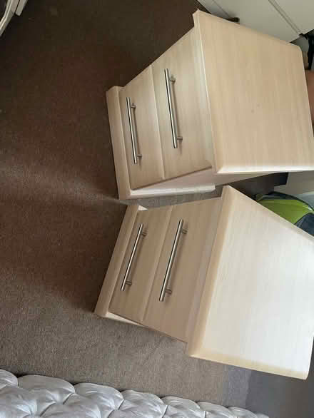 Photo of free 2 bedside table 2 drawer units (Cheshunt EN8,) #4