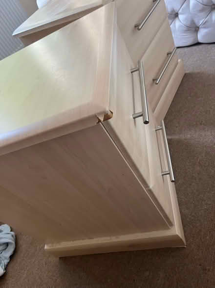 Photo of free 2 bedside table 2 drawer units (Cheshunt EN8,) #3