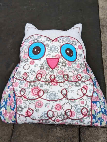 Photo of free Owl cushion (Woodley RG6) #1