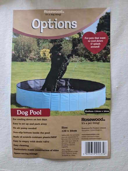 Photo of free dog paddling pool (Tring Wharf HP23) #1