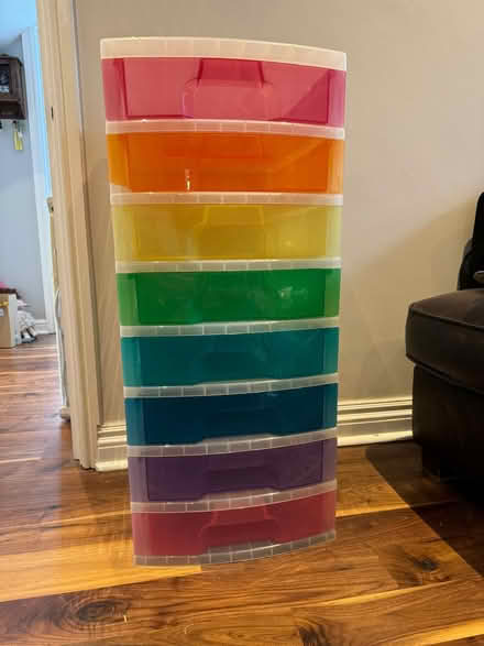 Photo of free Rainbow plastic drawer unit (Petts Wood BR5) #1