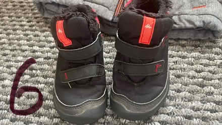 Photo of free Kids shoes and gilet (L14 Dovecot) #3