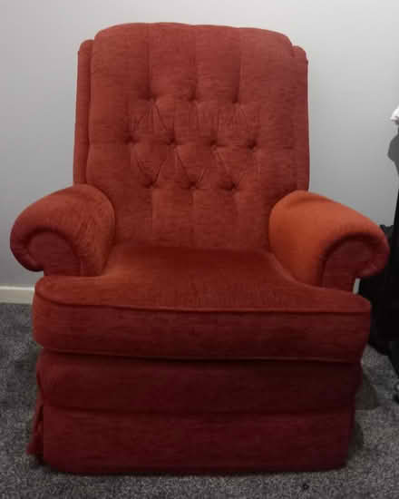Photo of free High backed arm chair (Hoylake) #1