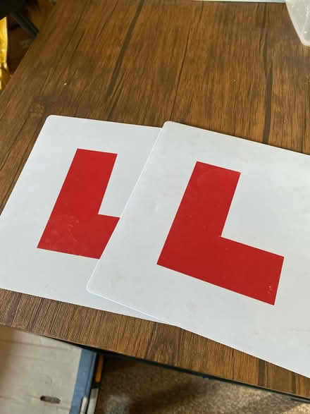 Photo of free 2 x learner plates for car (Oxley, Wolverhampton, WV10) #1