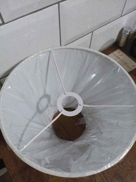 Photo of free Brand new small white lampshade (TN34 Halton (West Hill - Ore)) #4