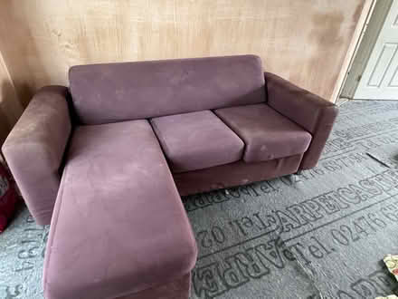Photo of free 3 seater corner sofa - used (CV5) #4