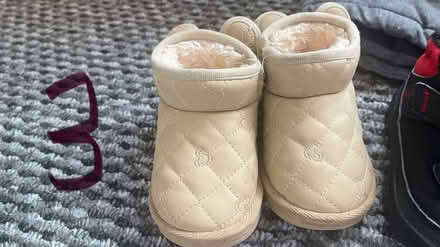 Photo of free Kids shoes and gilet (L14 Dovecot) #2