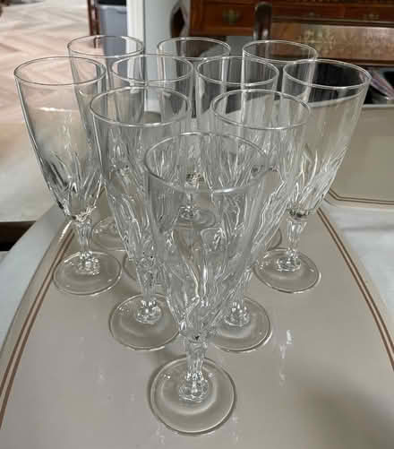 Photo of free Glass flutes (Pilgrims' Hatch CM15) #1