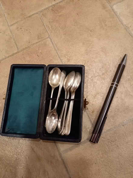 Photo of free 12cm silver plate spoonsx6 (Castlebank ML11) #1
