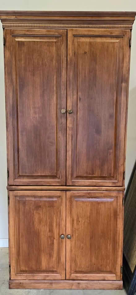 Photo of free Wooden Armoire (Brookhaven) #3