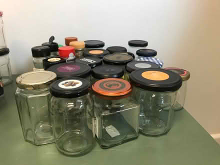 Photo of free glass jam jars and spice bottles (Sockbridge CA10) #2
