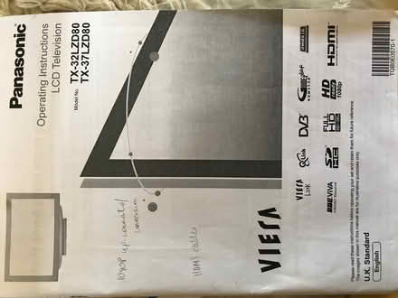 Photo of free Panasonic Viera LCD TV (Lewes BN7) #2