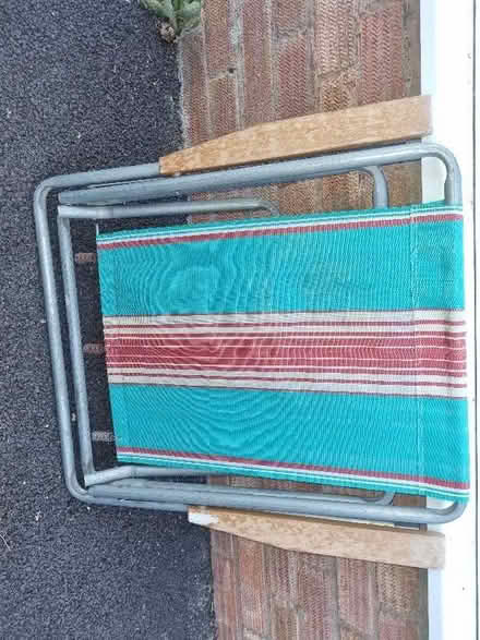 Photo of free Vintage folding garden / picnic chair (Barnard's Green WR14) #1