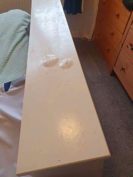 Photo of free White single sized radiator cover (Renfrewshire PA5) #3