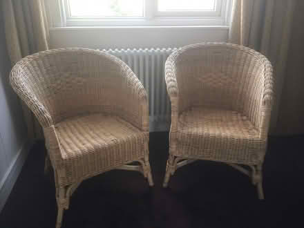Photo of free 2 x wicker chairs (Cobham, KT11) #1