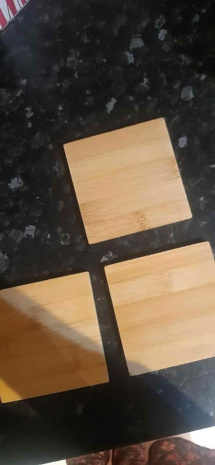 Photo of free 3 or 4 wooden coasters (S12 Gleadless) #1