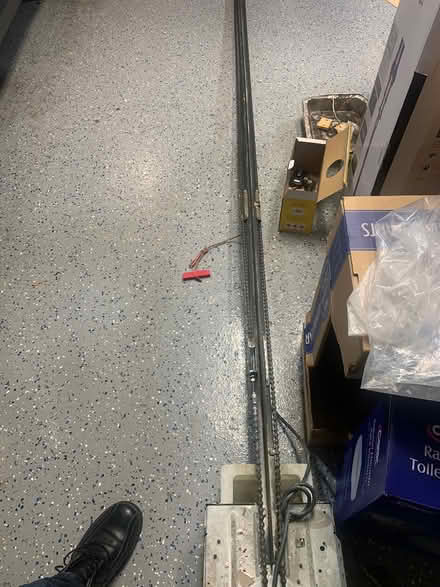 Photo of free Garage Door Opener + track + remote (Pound Ridge) #3