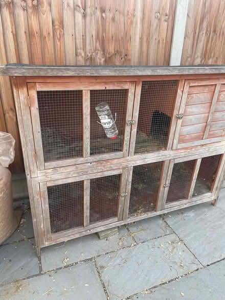 Photo of free Double hutch and run (SS1) #1