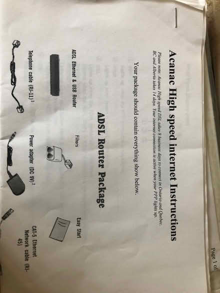 Photo of free Misc electronics-modem,voip adapter (l5b) #3