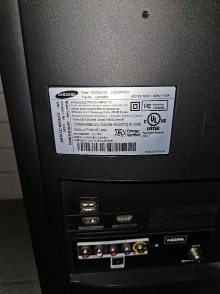 Photo of free 32" Samsung TV (San bruno) #2