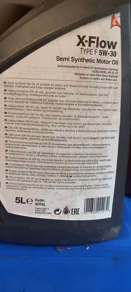 Photo of free Engine oil (Handsworth S13) #1