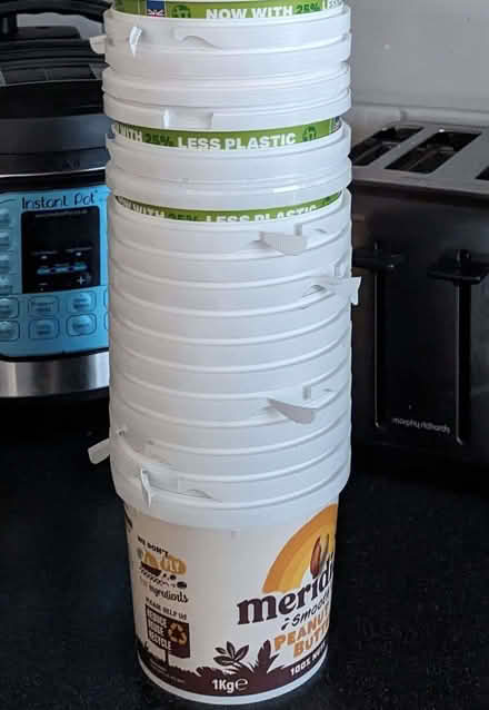 Photo of free Lidded tubs (Walton on the Hill L9) #1