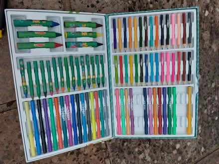 Photo of free Paper, colouring pens and pencils etc (Whittington LA6) #1