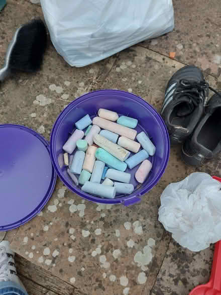 Photo of free Luma bands and pavement chalks (Whittington LA6) #2