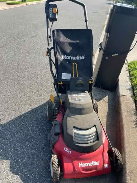 Photo of free Wireless electric mower (Arlington, VA) #1