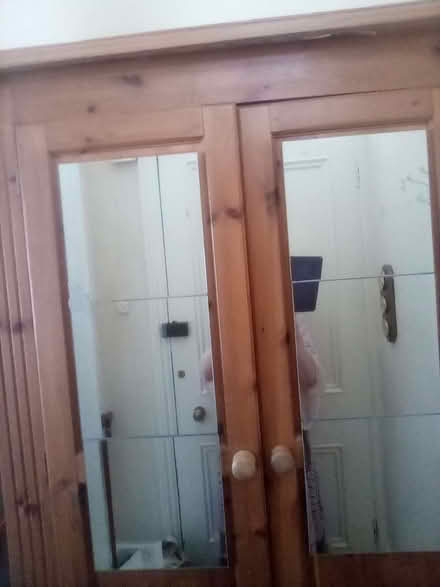 Photo of free Pine wardrobe (Eastbourne BN21) #1