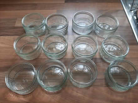 Photo of free 12 Glass Ramekins (Birds Marsh View, SN15) #1