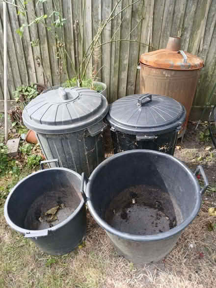 Photo of free Large plant pots + dustbins (Buxted TN22) #1