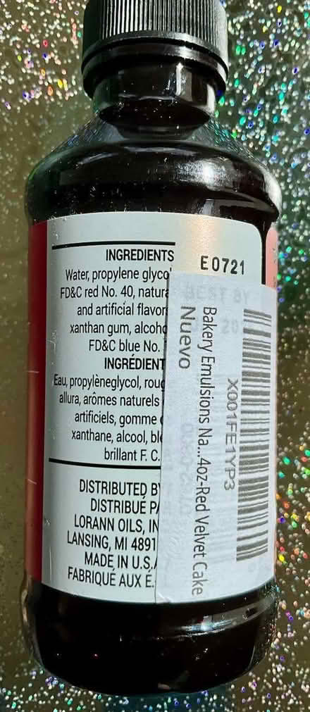 Photo of free Lorann flavouring brand Red Velvet bakery emulsion 4oz (Tunbridge Wells S. TN2) #3