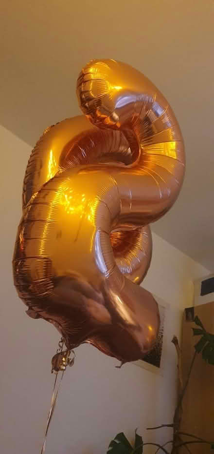 Photo of free Helium filled baloons (rose gold) (Bromley-by-Bow) #1