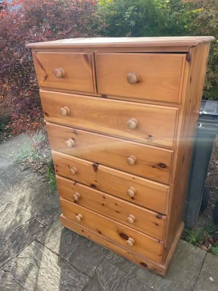 Photo of free Large wooden chest of drawers (Crouch End N8) #2