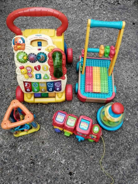 Photo of free Assorted baby toys and walkers (Ockbrook) #1