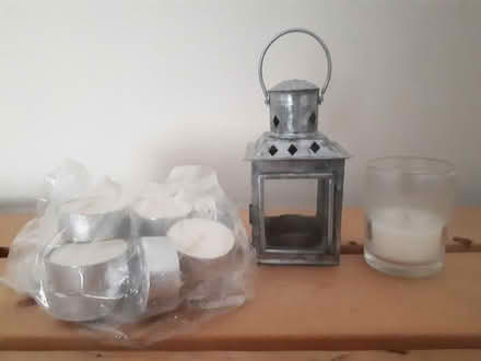 Photo of free Tea lights and two holders (Halifax South End) #1