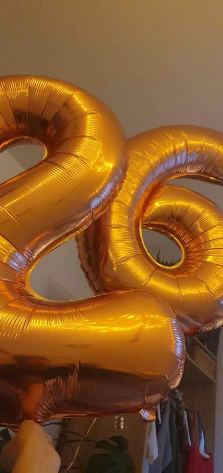 Photo of free Helium filled baloons (rose gold) (Bromley-by-Bow) #2