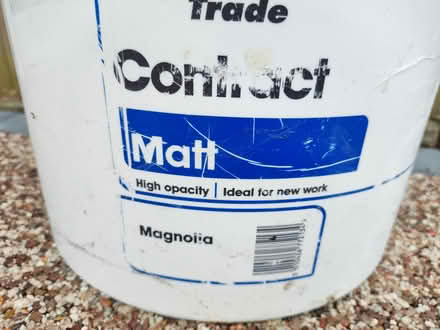 Photo of free Leftover Leyland Magnolia Paint (North Baddesley) #2