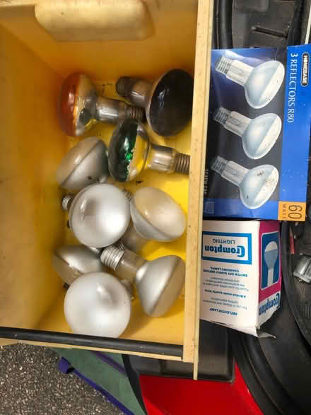 Photo of free R80 screw cap reflector bulbs (HP3 Bennetts End) #1