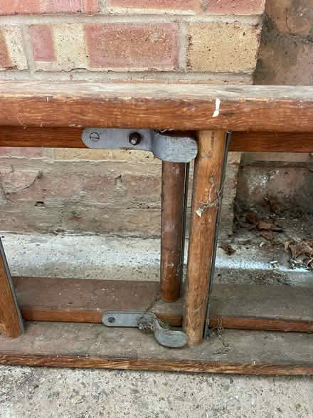 Photo of free Vintage wooden extending ladder (Leamington Spa, CV32) #1