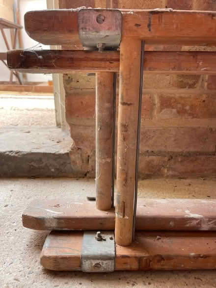 Photo of free Vintage wooden extending ladder (Leamington Spa, CV32) #2