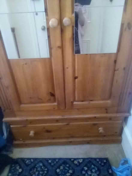 Photo of free Pine wardrobe (Eastbourne BN21) #2