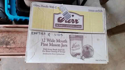 Photo of free 7 wide mouth canning jars + lids (Between West Linn and Tualatin) #3
