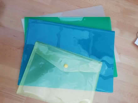 Photo of free Plastic file organizers and wallets (Emmer Green RG4) #2
