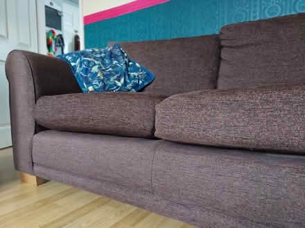 Photo of free 2 seater dark brown NEXT sofa (WF9 south kirkby) #2