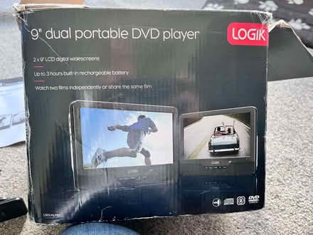 Photo of free In car DVD player with all mounts and cables - one screen (Hutton PR4) #1