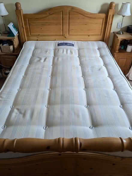 Photo of free Pine Double bed frame (Hilperton BA14) #2