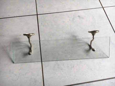 Photo of free Glass bathroom shelf (Sittingbourne ME10) #1