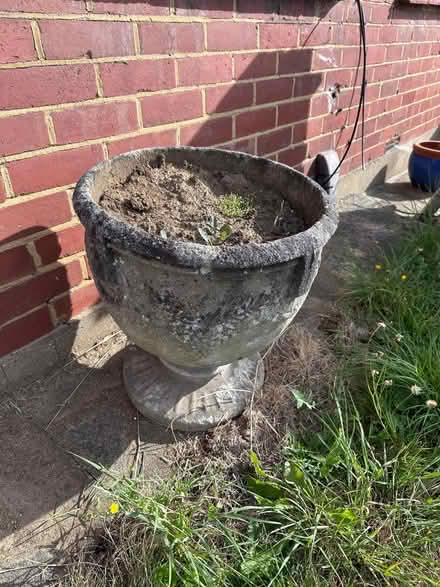 Photo of free Large stone plant pot (Ruislip HA4) #2